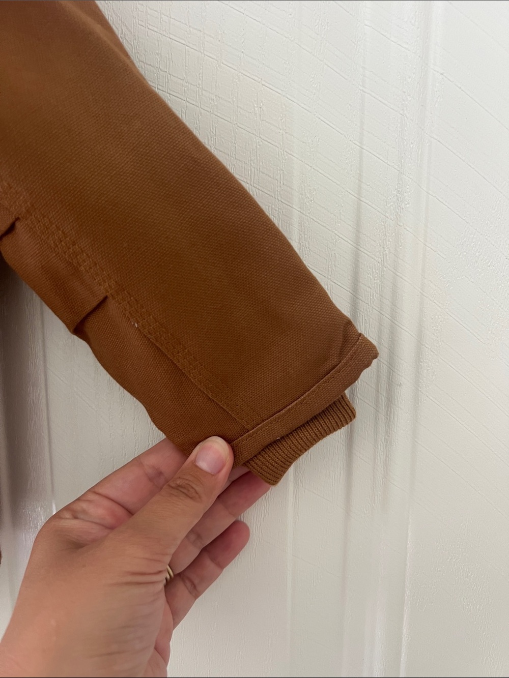 Carhartt Infant Rust Brown Hooded Jacket - Picture 5 of 6